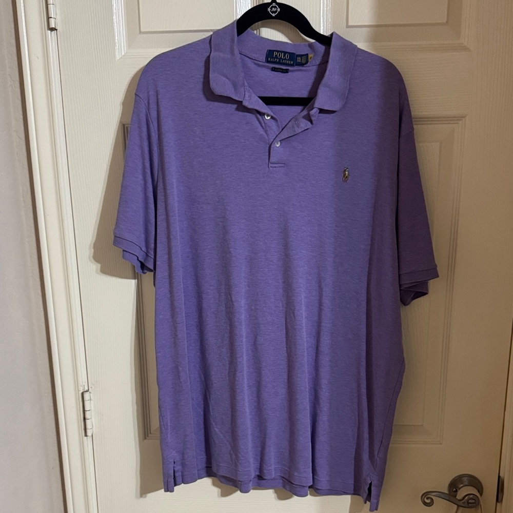Ralph Lauren Men's Lavender Short-Sleeve Polo